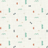 Algodón estampado ZOTI Blanco roto / Multicolor vintage